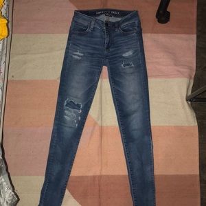 American eagle patched denim jeans!